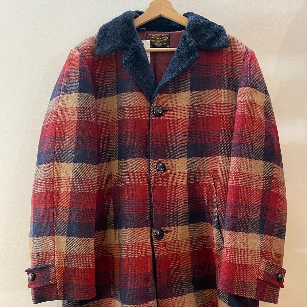Pendleton Vintage Wool Plaid Jacket Multicolor - Men's Size Large